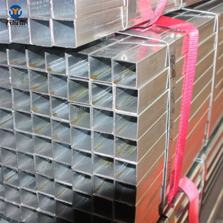 Tubo cuadrado galvanizado MS DN 120x120 mm