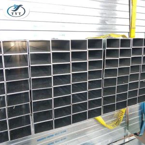 Sección hueca tubo Pre galvanizado utilizado en almacén
