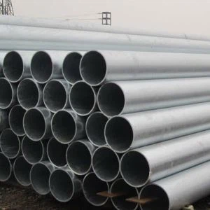 Tubería de acero soldada con autógena galvanizada, tubería de acero galvanizada 48.3 milímetros para el tubo del andamio