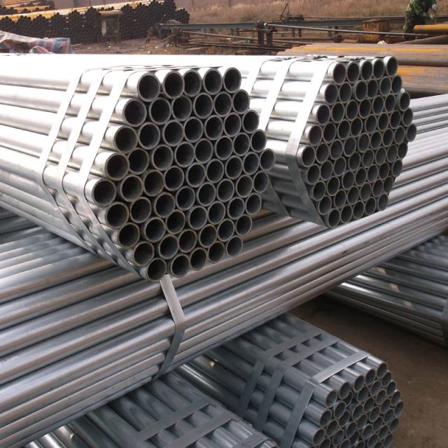 BS 1387 y tubería de acero de superficie galvanizada