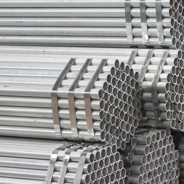 Tubería de acero galvanizada BS1387 clase B sumergida en caliente