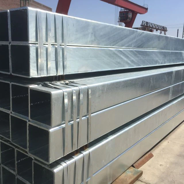 Tubo GI Tubo cuadrado galvanizado Precios Gi Tubería de acero Precio/tubo