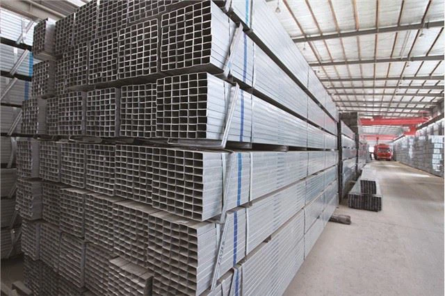 Tubo de acero rectangular pregalvanizado Q235