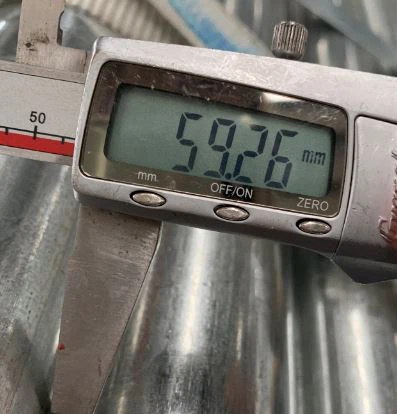 Tubo de acero TYT Produce tubo redondo galvanizado de 2 pulgadas