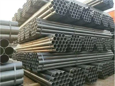 ASTM API 5L A106C A53 Q345b 1,0425 Tubo de acero negro redondo inconsútil Retirado a frío Tubo de acero sin costura para tuberías de petróleo y gas