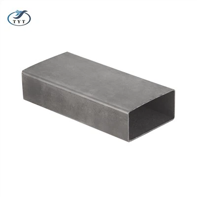 Tubos y tubos de acero cuadrados y rectangulares negros de alta calidad
