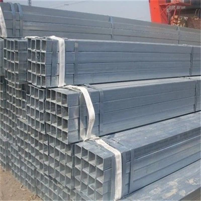 TUBO GALVANIZADO 4INCH* 4INCH TUBO DE ACERO GALVANIZADO